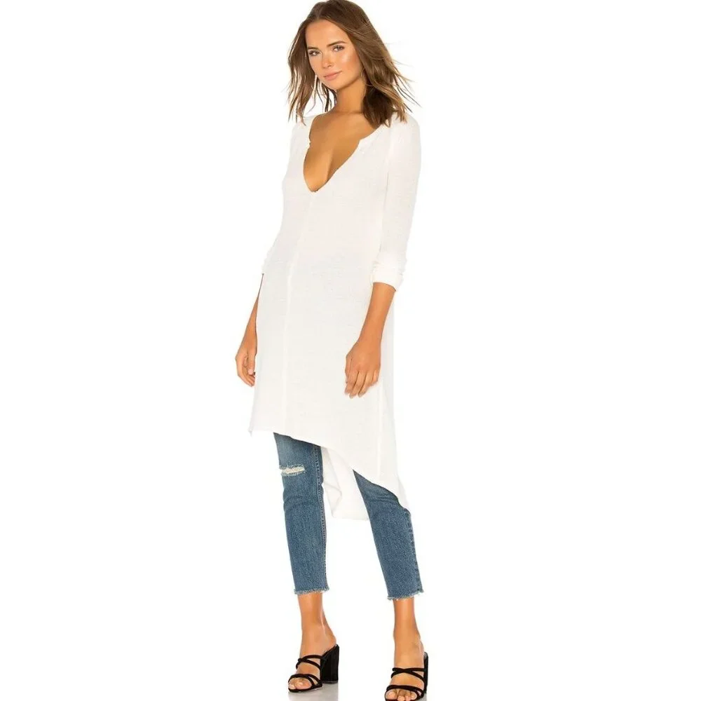 NWT Free People Super Sonic Thermal Ivory-sz Medium